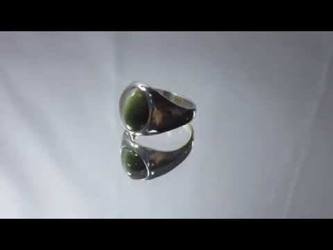Catseye silver ring video