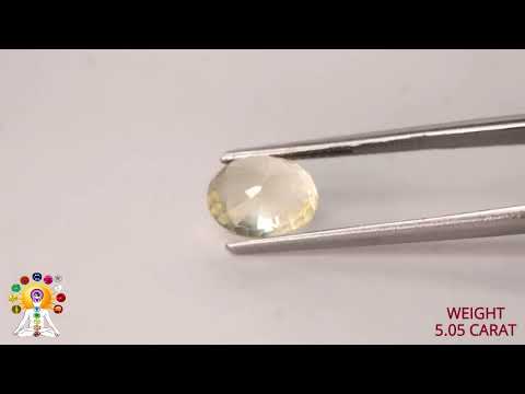 Yellow Sapphire 5.05ct. (Luxury) video