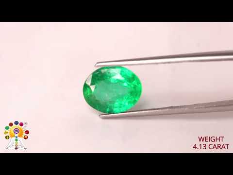 Emerald 4.13ct. (Super Luxury) video