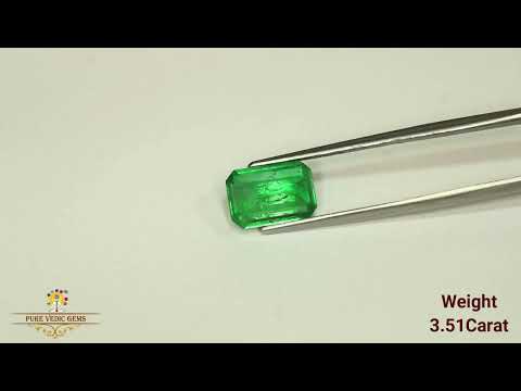 Emerald 3.51ct. (Super Luxury) video