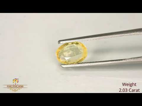 Yellow Sapphire 2.03ct. (Luxury) video