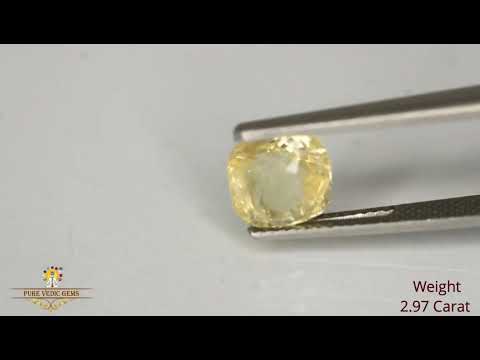 Yellow Sapphire 2.98ct. (Luxury) video
