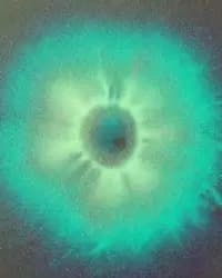 Visual metaphor for gemstone aura and vibrational energy