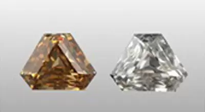 HPHT diamond treatment example one