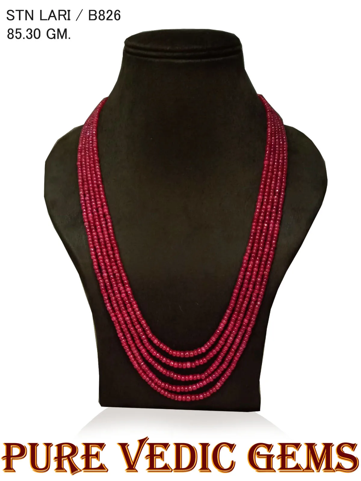 Ruby Mala Weight 85.30Gram — image 1