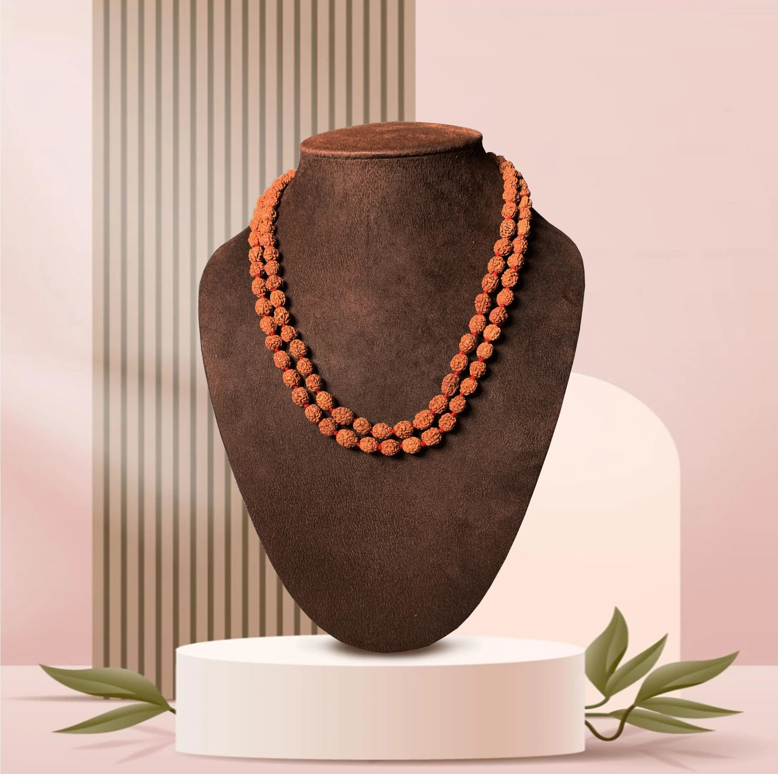 4 Mukhi Rudraksha Mala 9MM — image 1