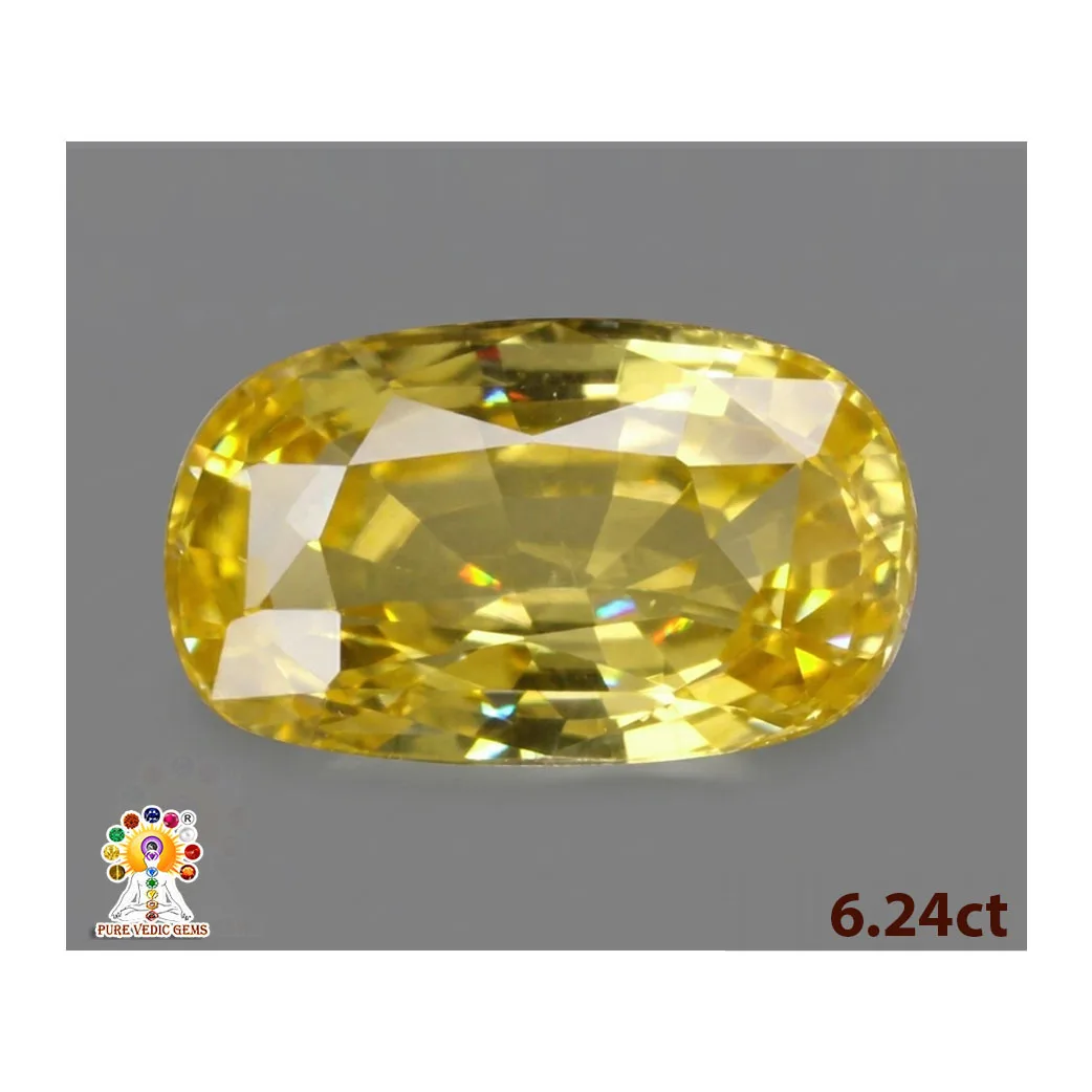Yellow Sapphire 6.24ct.On-Demand — image 1