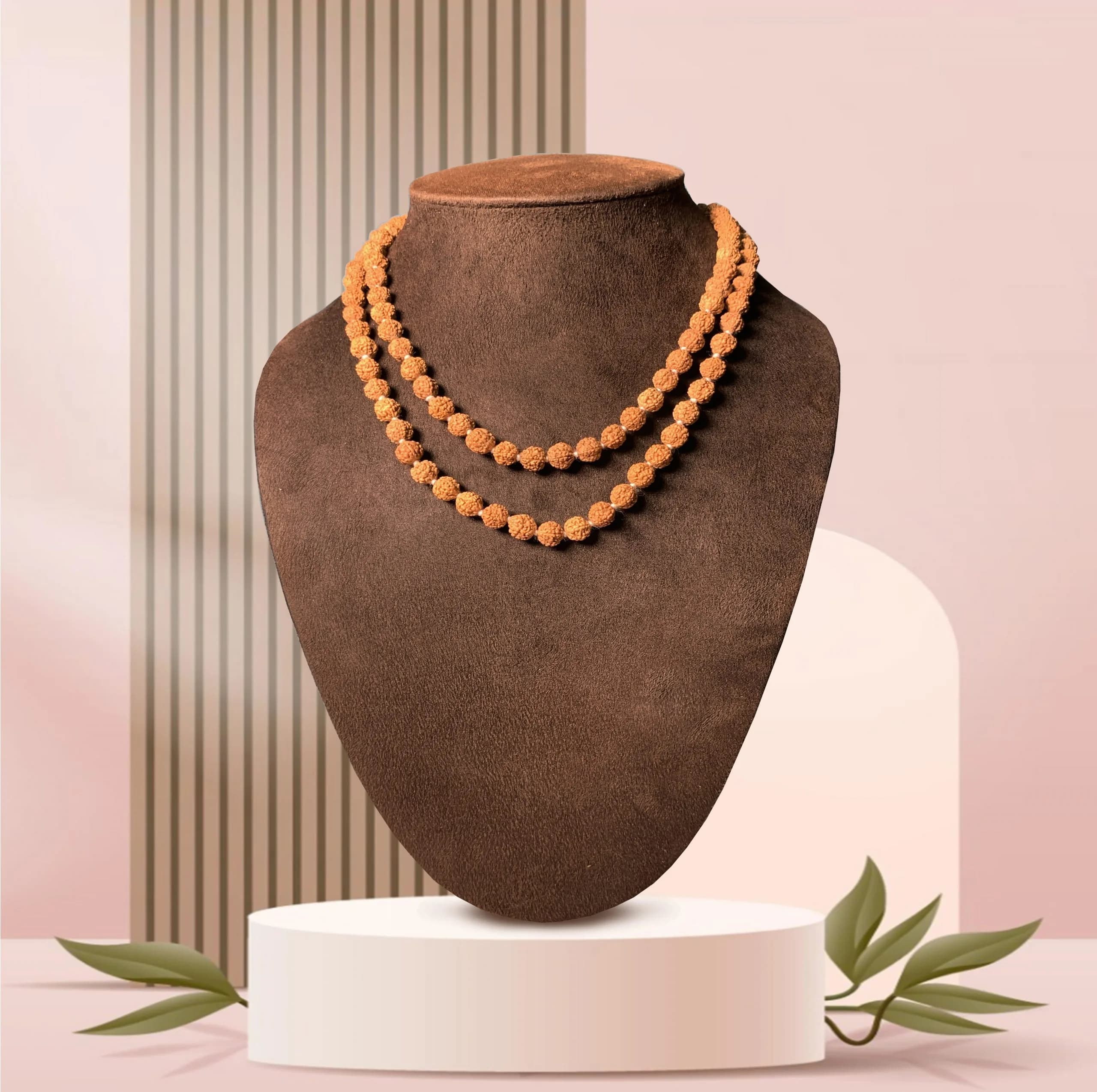 5 Rudraksha Mala 7MM — image 1
