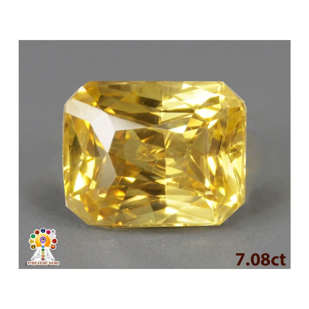 Yellow Sapphire 7.08ct.On-Demand — image 1