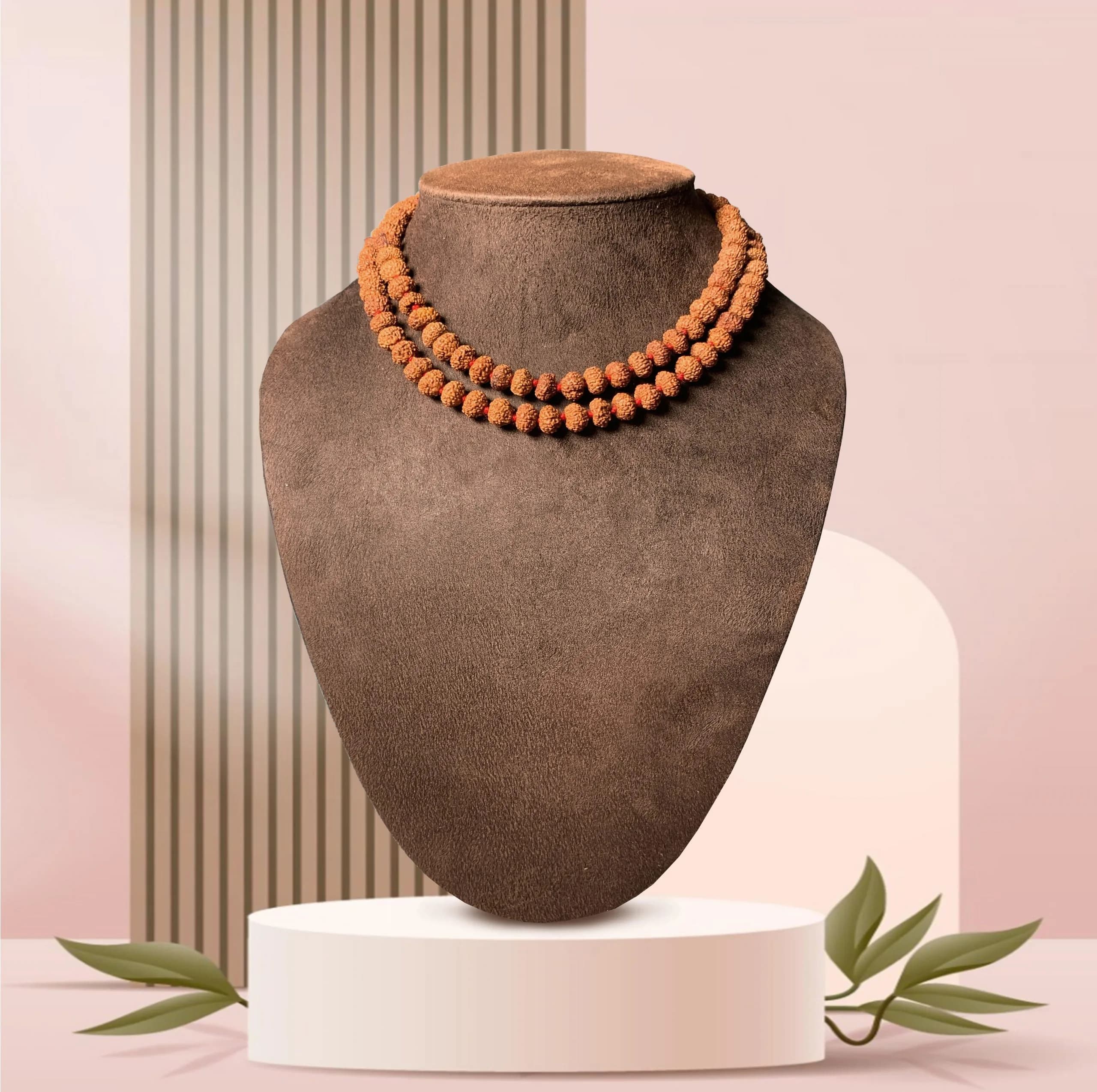 9 Mukhi Rudraksha Mala 8MM — image 1