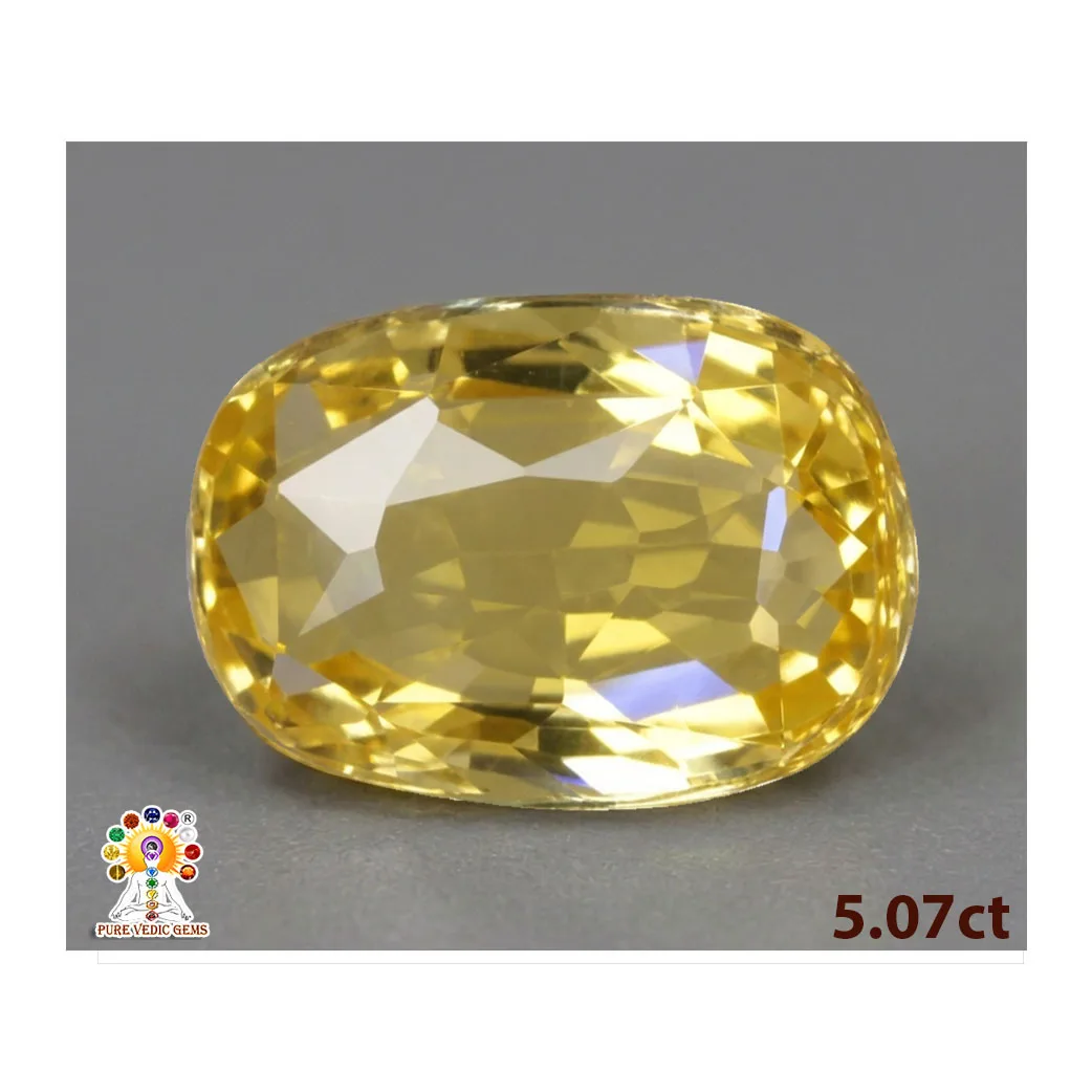 Yellow Sapphire 5.07ct.On-Demand — image 1