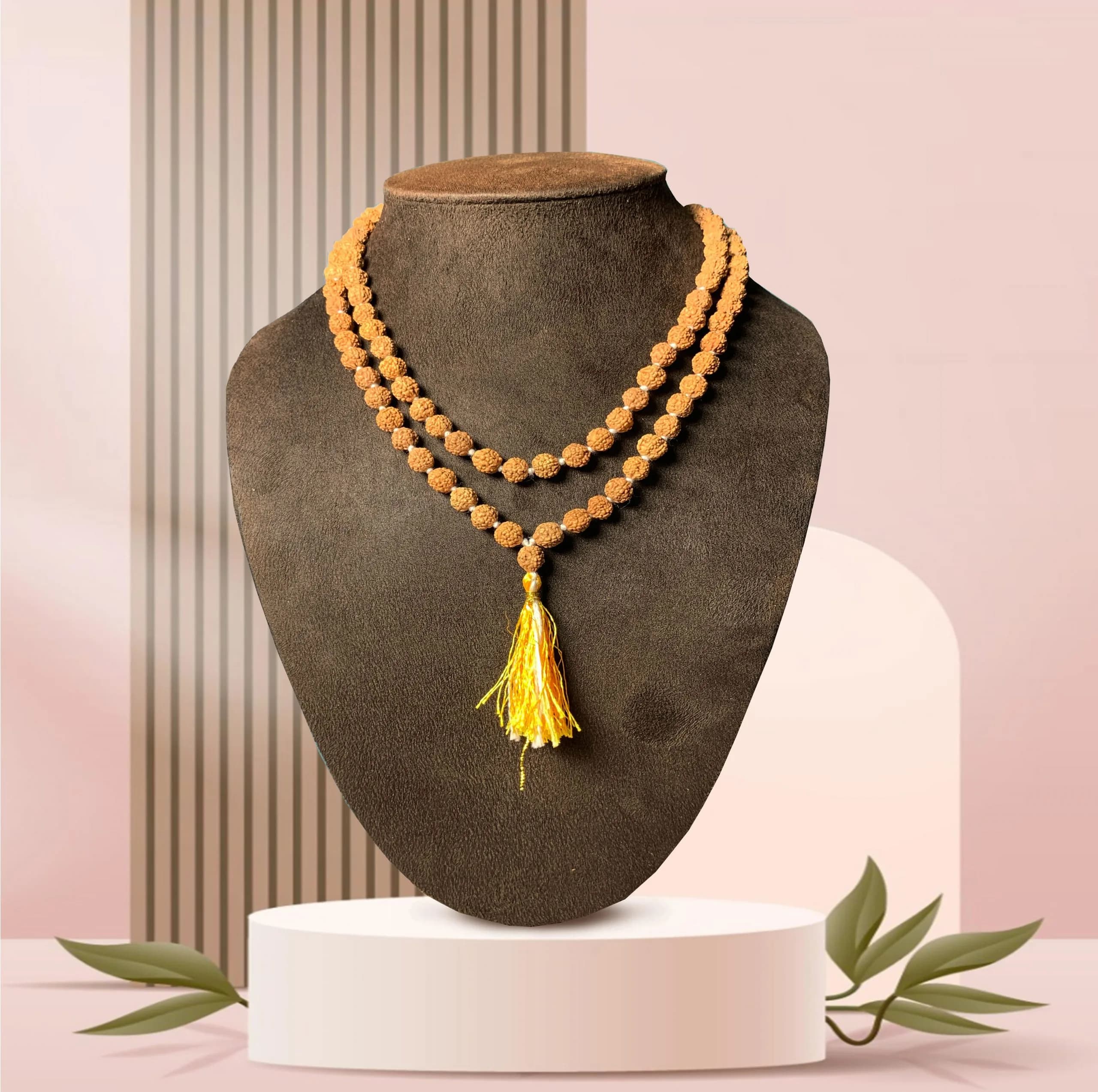 5 Mukhi Rudraksha Mala 7MM — image 1
