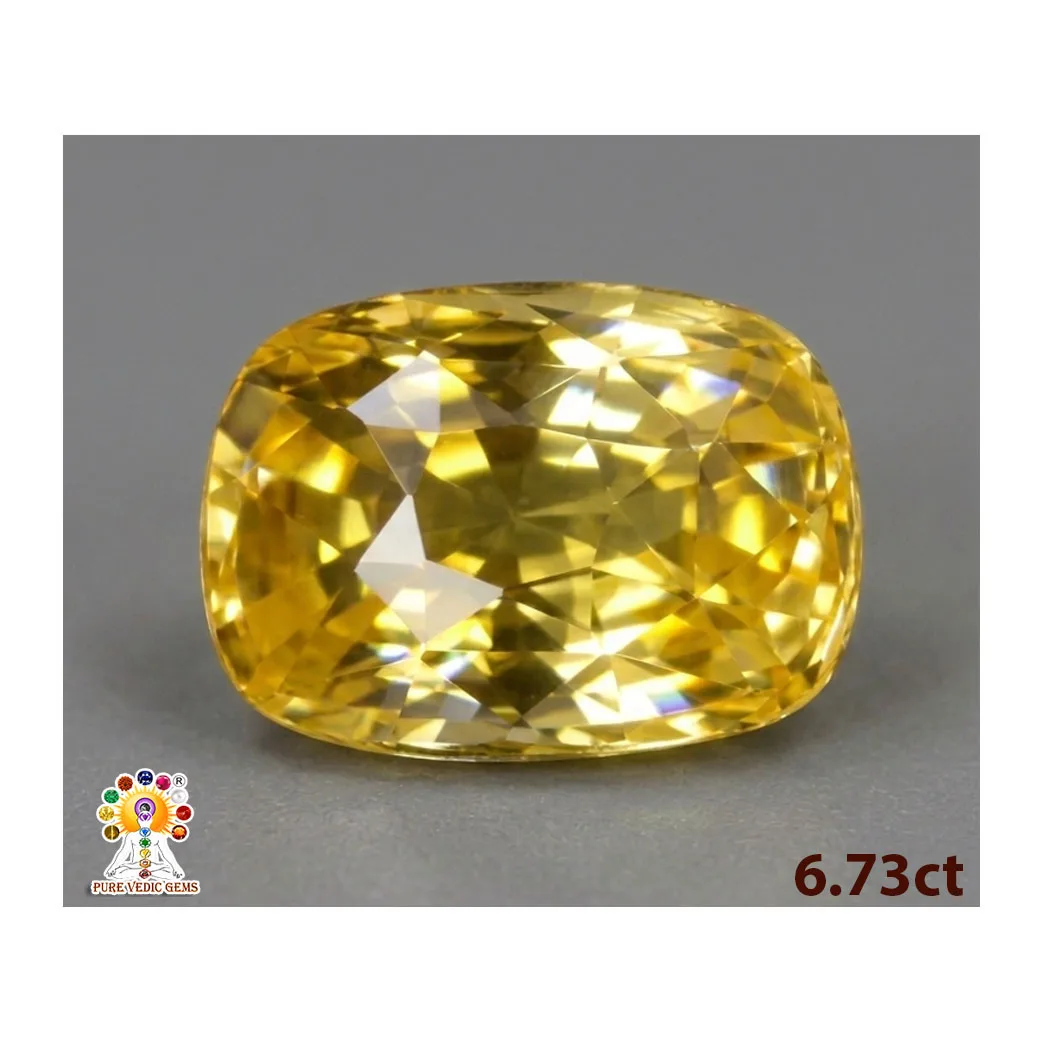 Yellow Sapphire 6.73ct.On-Demand — image 1