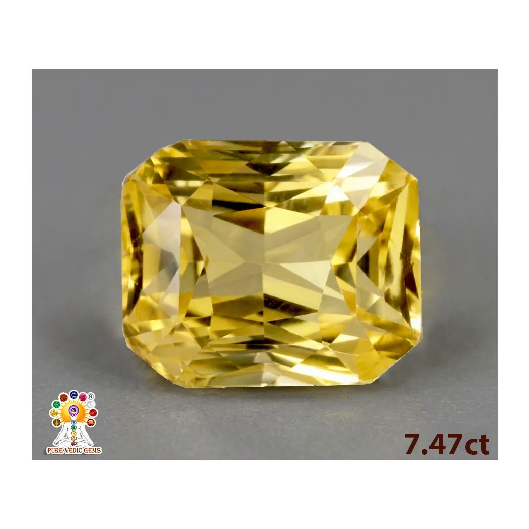 Yellow Sapphire 7.47ct.On-Demand — image 1