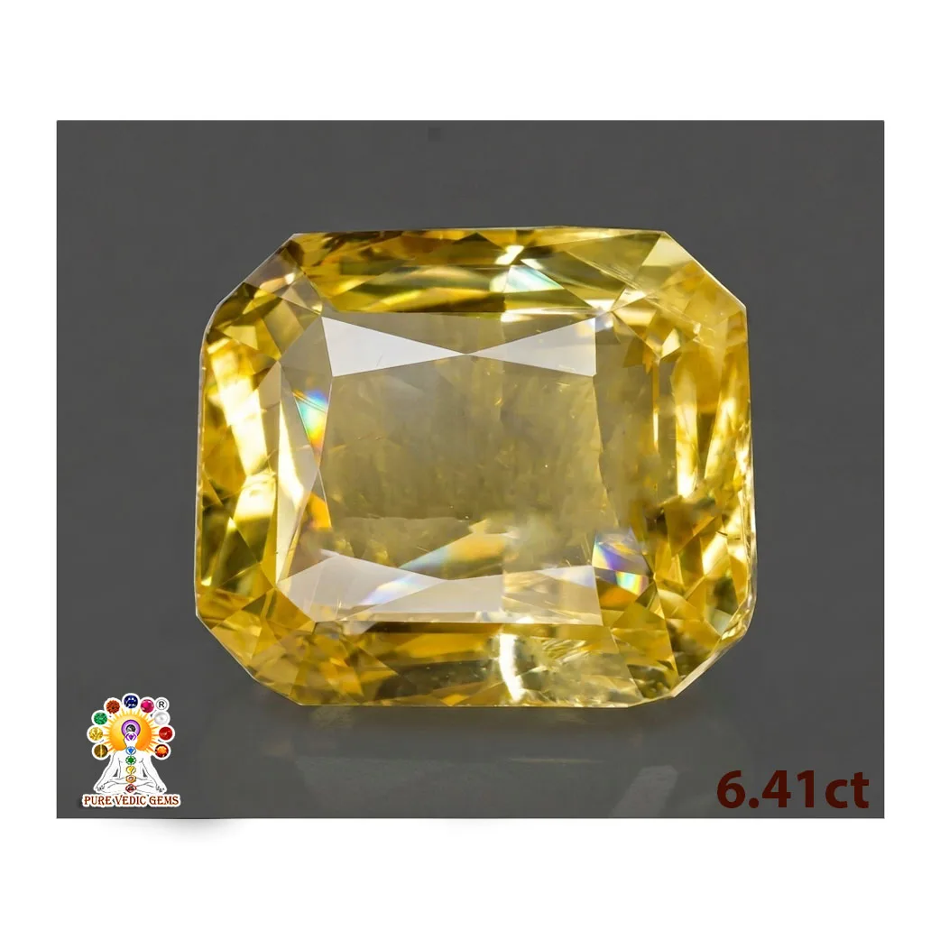 Yellow Sapphire 6.41ct.On-Demand — image 1