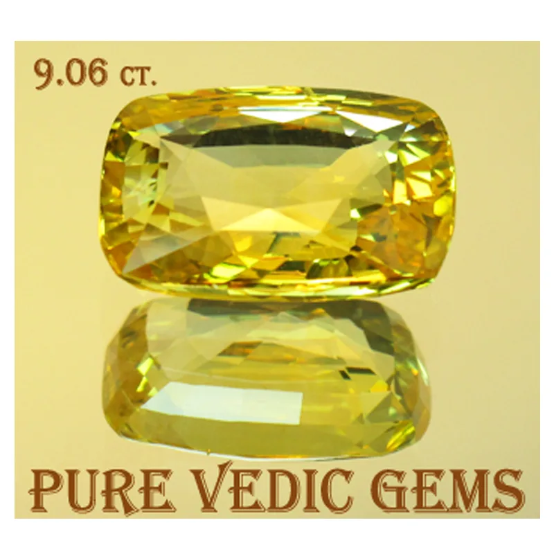 Yellow Sapphire 9.06ct On-Demand — image 1