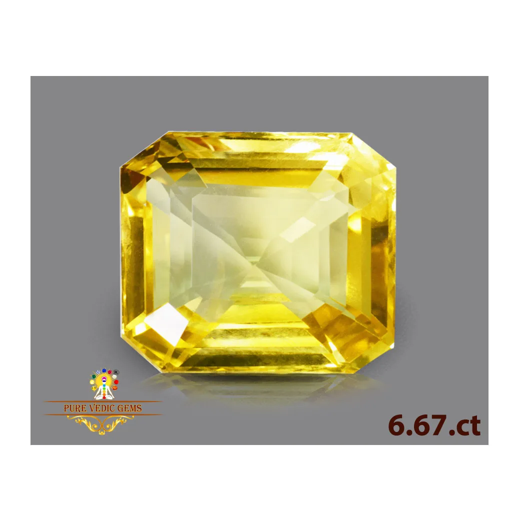 Yellow Sapphire 6.67ct.On-Demand — image 1