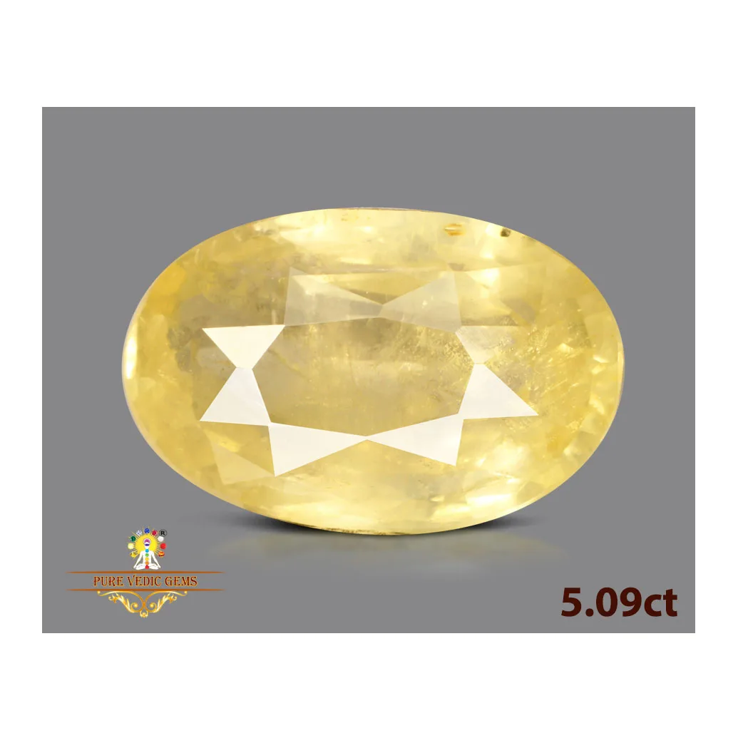 Yellow Sapphire 5.09ct. (Super Premium) — image 1