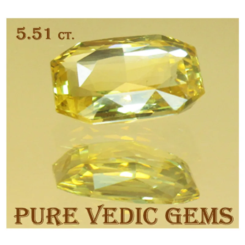Yellow Sapphire 5.51ct.On-Demand — image 1