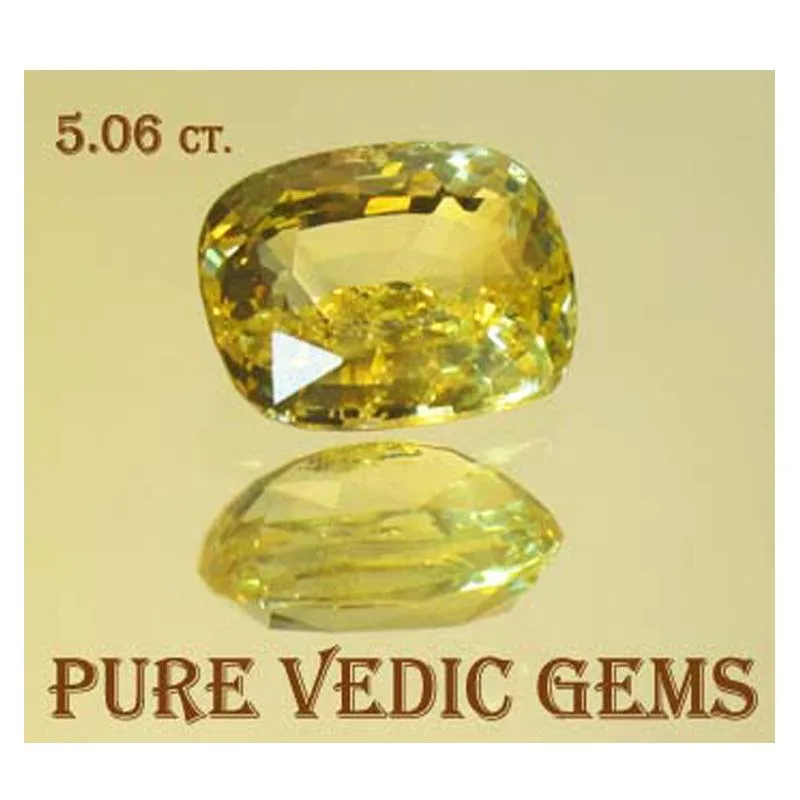 Yellow Sapphire 5.06ct.On-Demand — image 1
