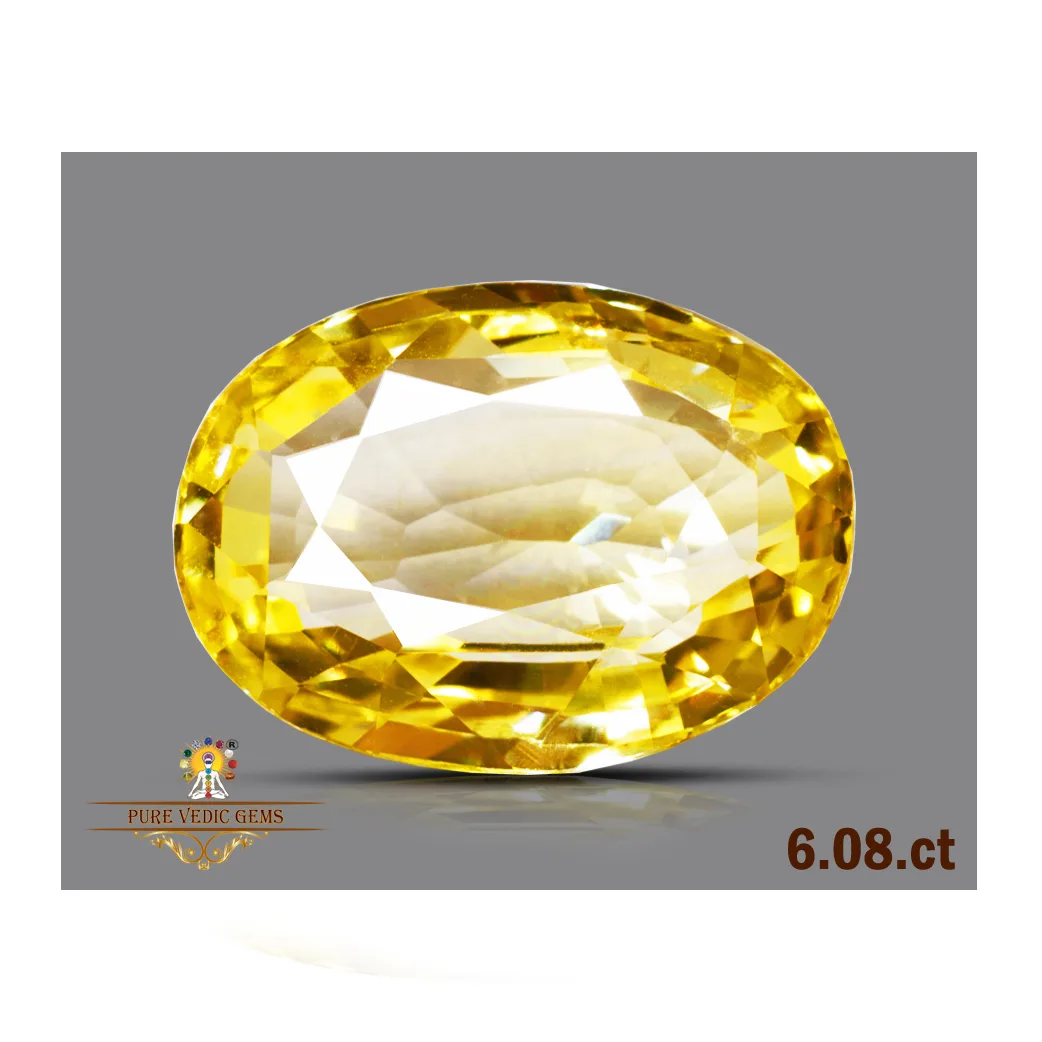 Yellow Sapphire 6.08ct.On-Demand — image 1