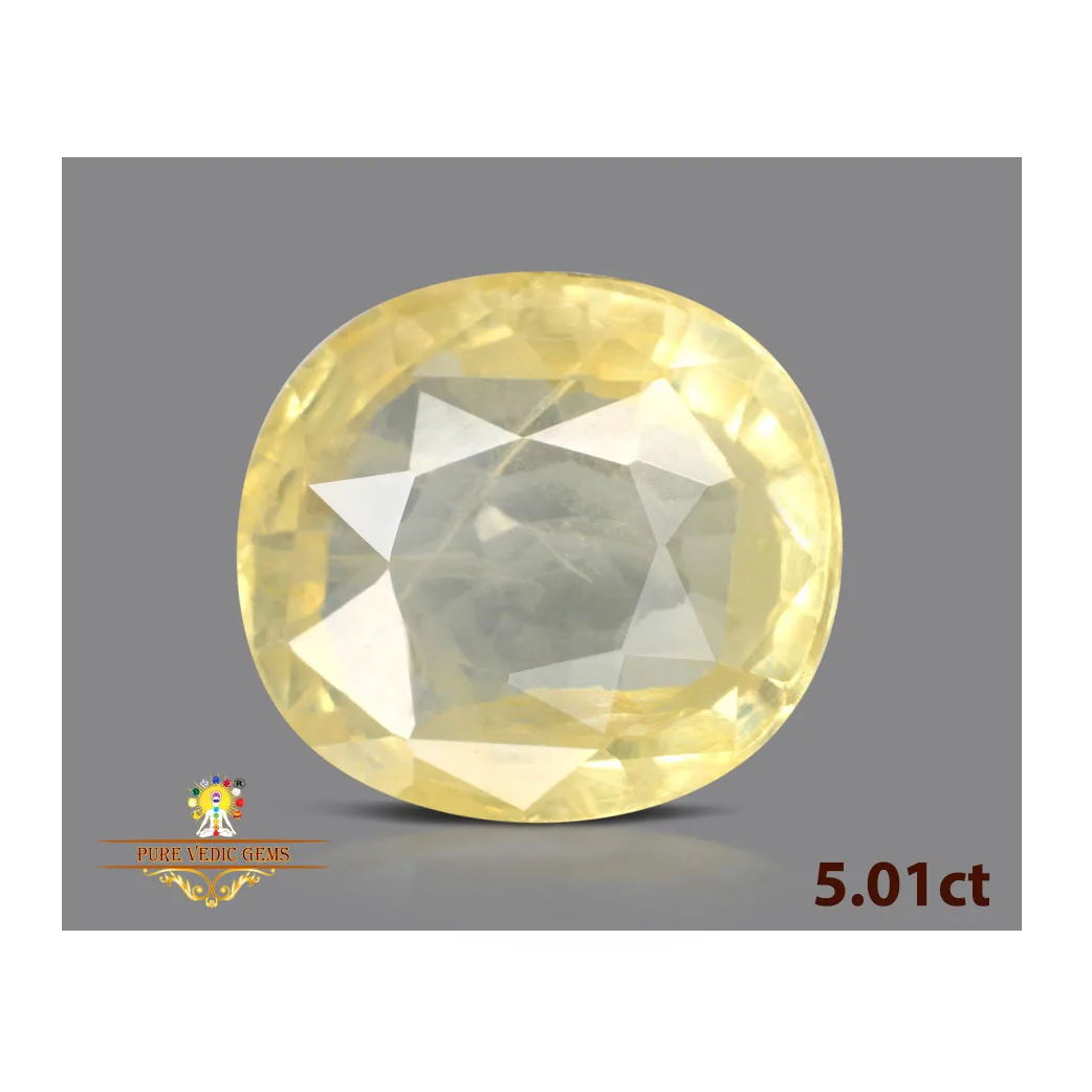 Yellow Sapphire 5.01ct. (Luxury) — image 1