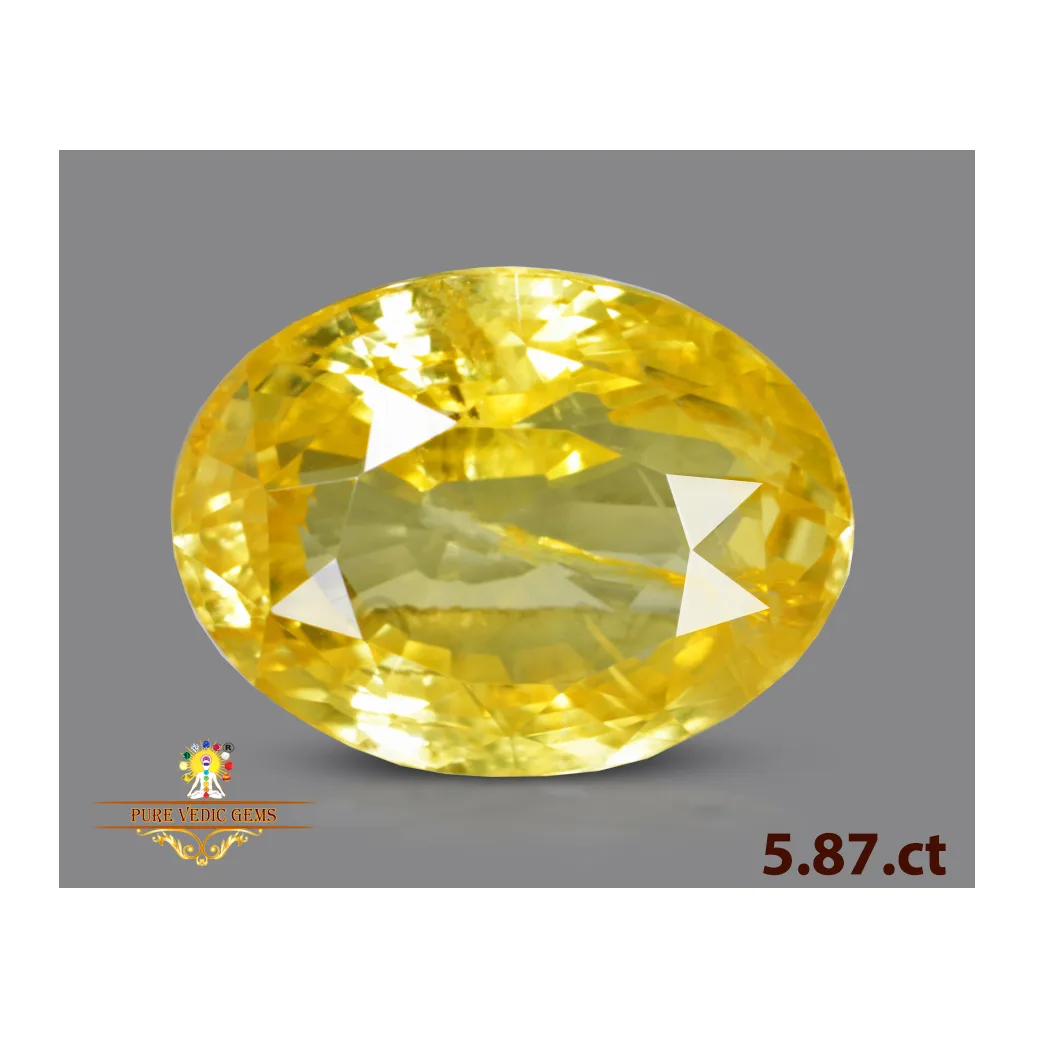 Yellow Sapphire 5.87ct.On-Demand — image 1