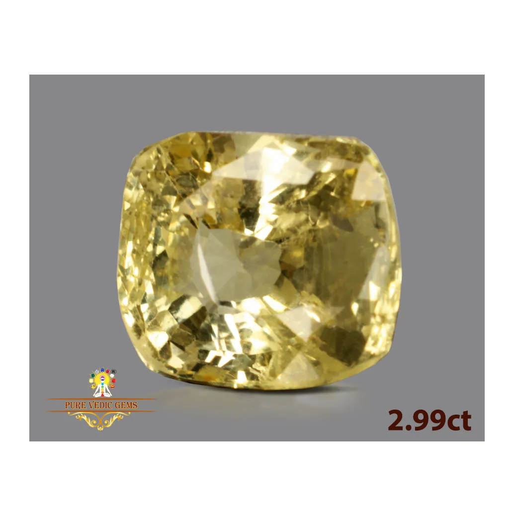 Yellow Sapphire 2.99ct. (Luxury) — image 1