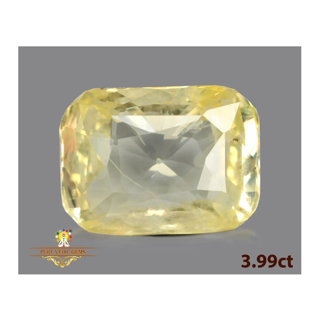 Yellow Sapphire 3.99ct. (Luxury) — image 1
