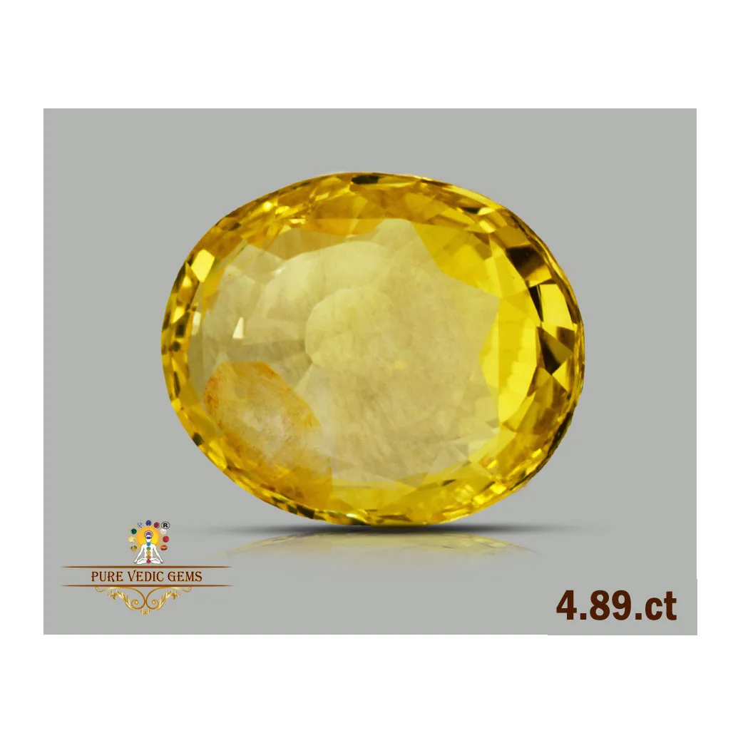 Yellow Sapphire 4.89ct.On-Demand — image 1