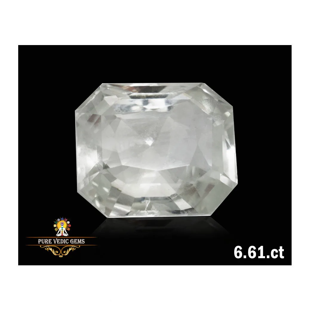 White Sapphire 6.61ct.On-Demand — image 1