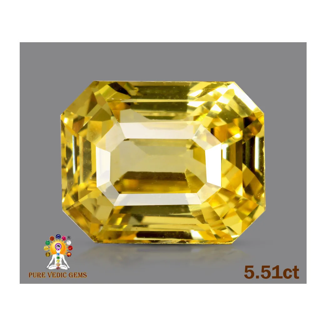 Yellow Sapphire 5.51ct.On-Demand — image 1
