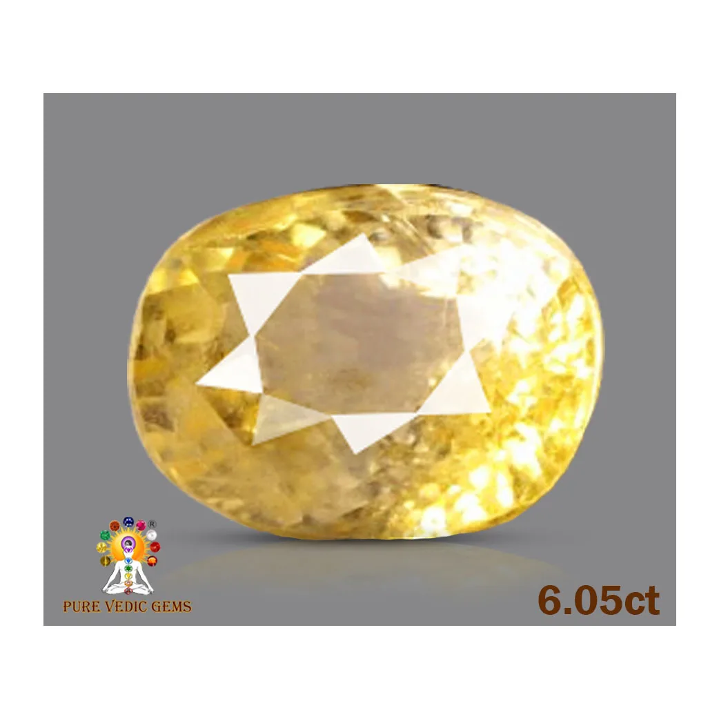 Yellow Sapphire 6.05ct. (Luxury) — image 1