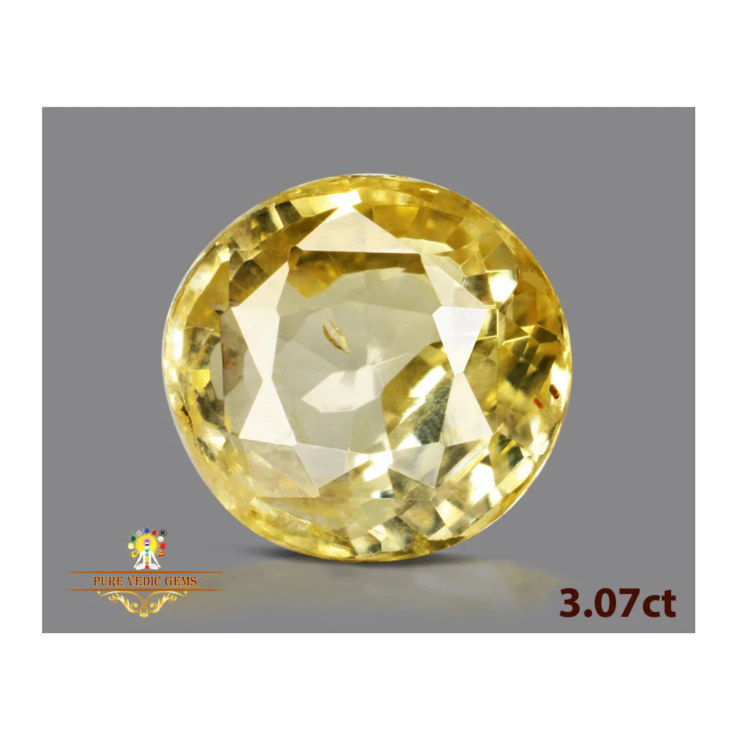 Yellow Sapphire 3.07ct. (Luxury) — image 1