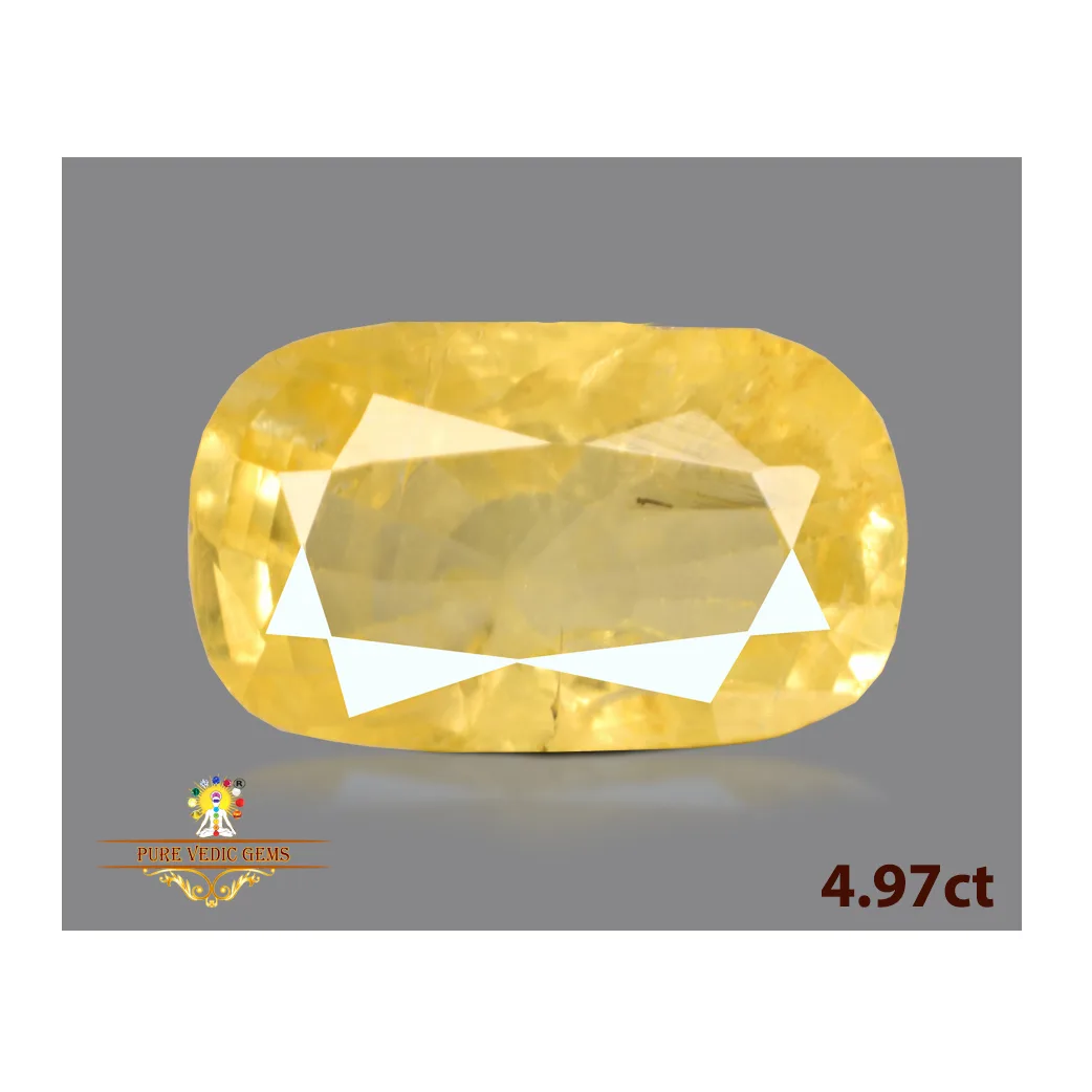 Yellow Sapphire 4.97ct. (Luxury) — image 1