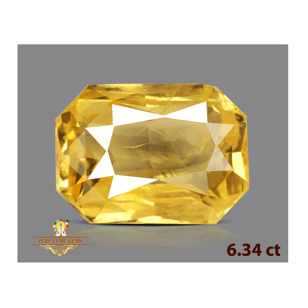 Yellow Sapphire 6.34ct On-Demand — image 1