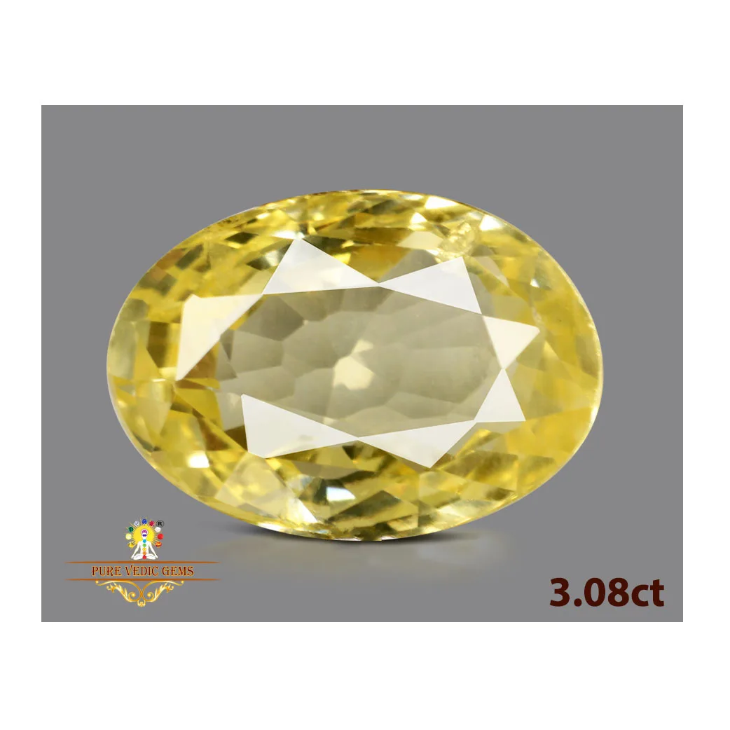 Yellow Sapphire 3.08ct. (Luxury) — image 1