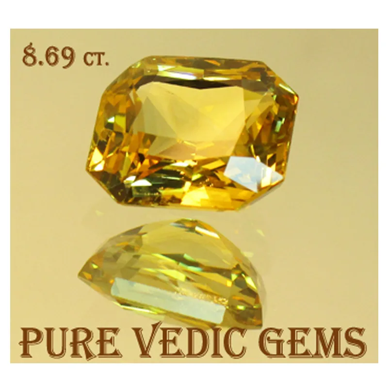 Yellow Sapphire 8.69ct On-Demand — image 1