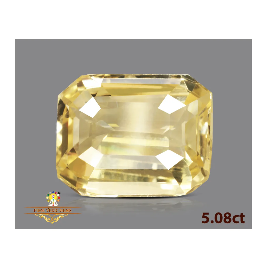 Yellow Sapphire 5.08ct On-Demand — image 1