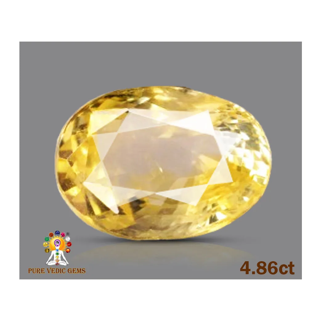 Yellow Sapphire 4.86ct. (Super Luxury) — image 1