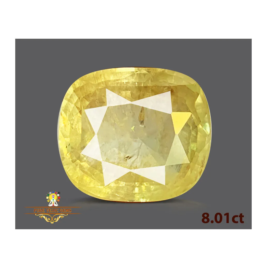 Yellow Sapphire 8.01ct. (Luxury) — image 1