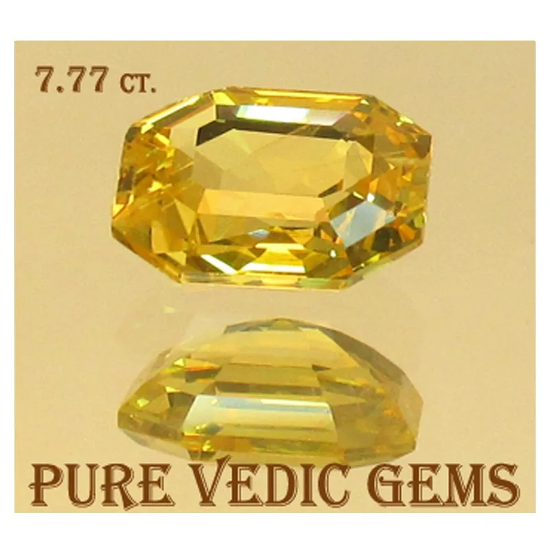 Yellow Sapphire 7.77ct On-Demand — image 1