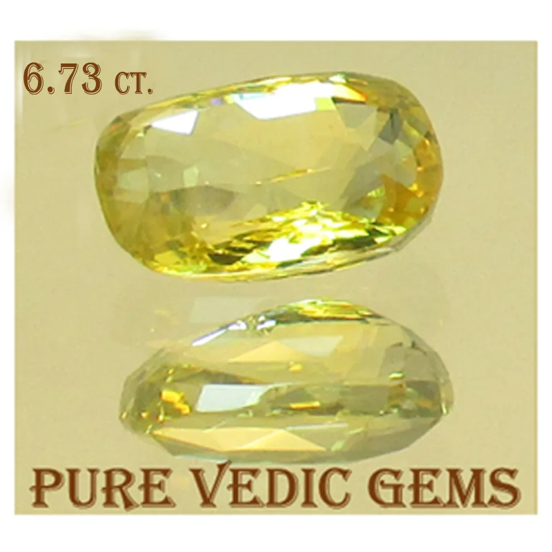 Yellow Sapphire 6.73ct On-Demand — image 1
