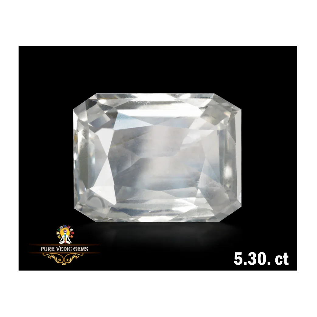 White Sapphire 5.30ct.On-Demand — image 1