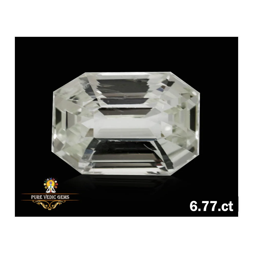 White Sapphire 6.77ct.On-Demand — image 1