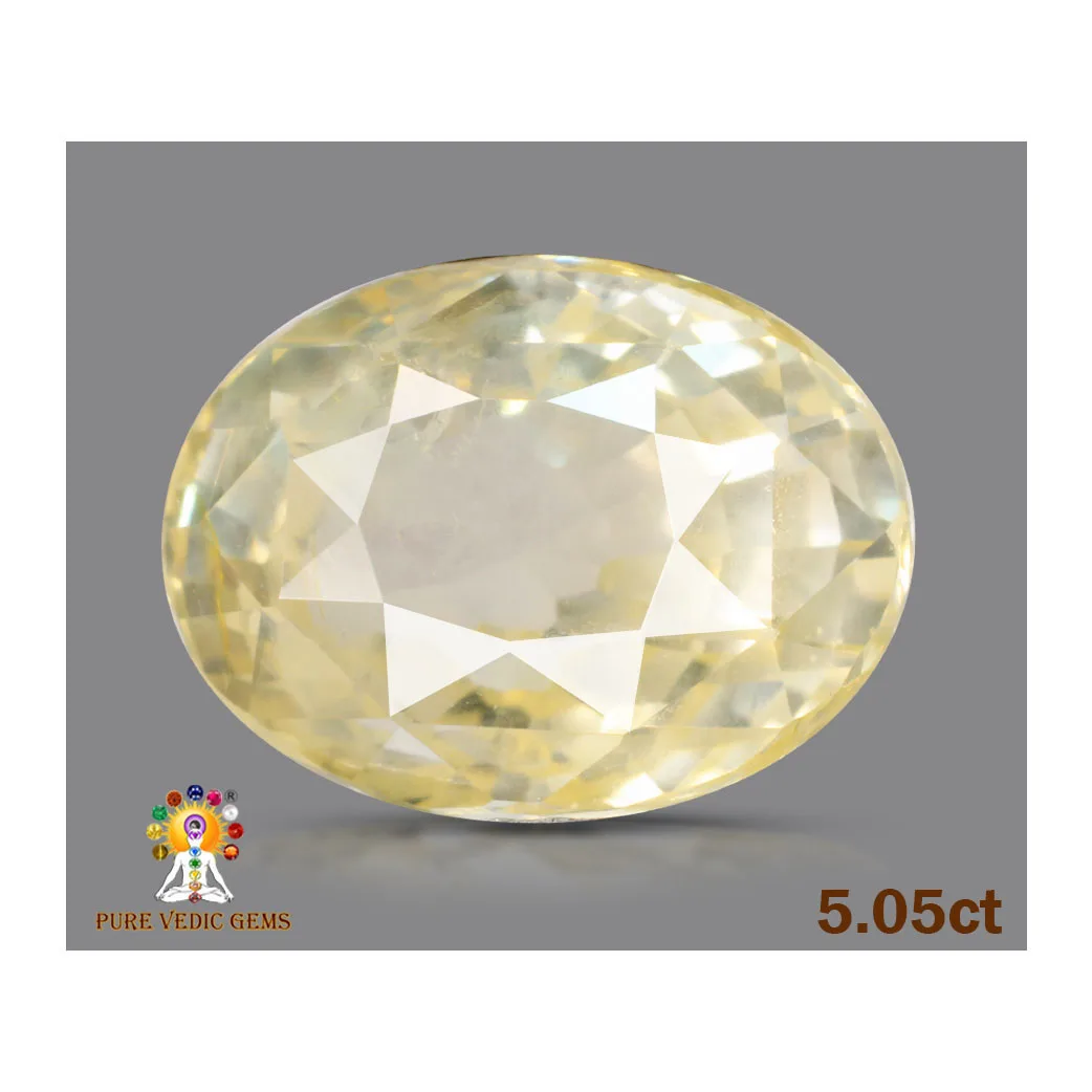 Yellow Sapphire 5.05ct. (Luxury) — image 1