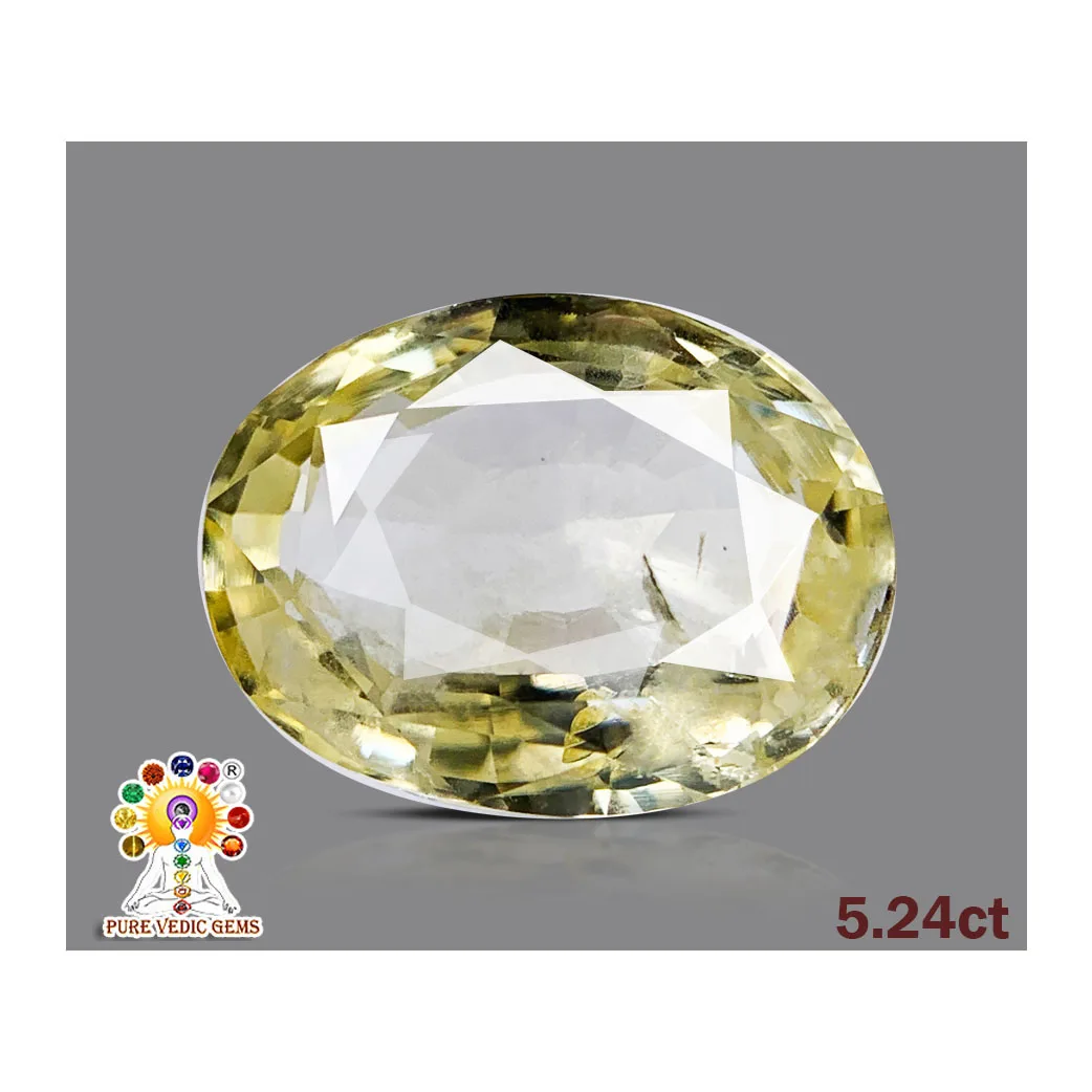 Yellow Sapphire 5.24ct. (Luxury) — image 1