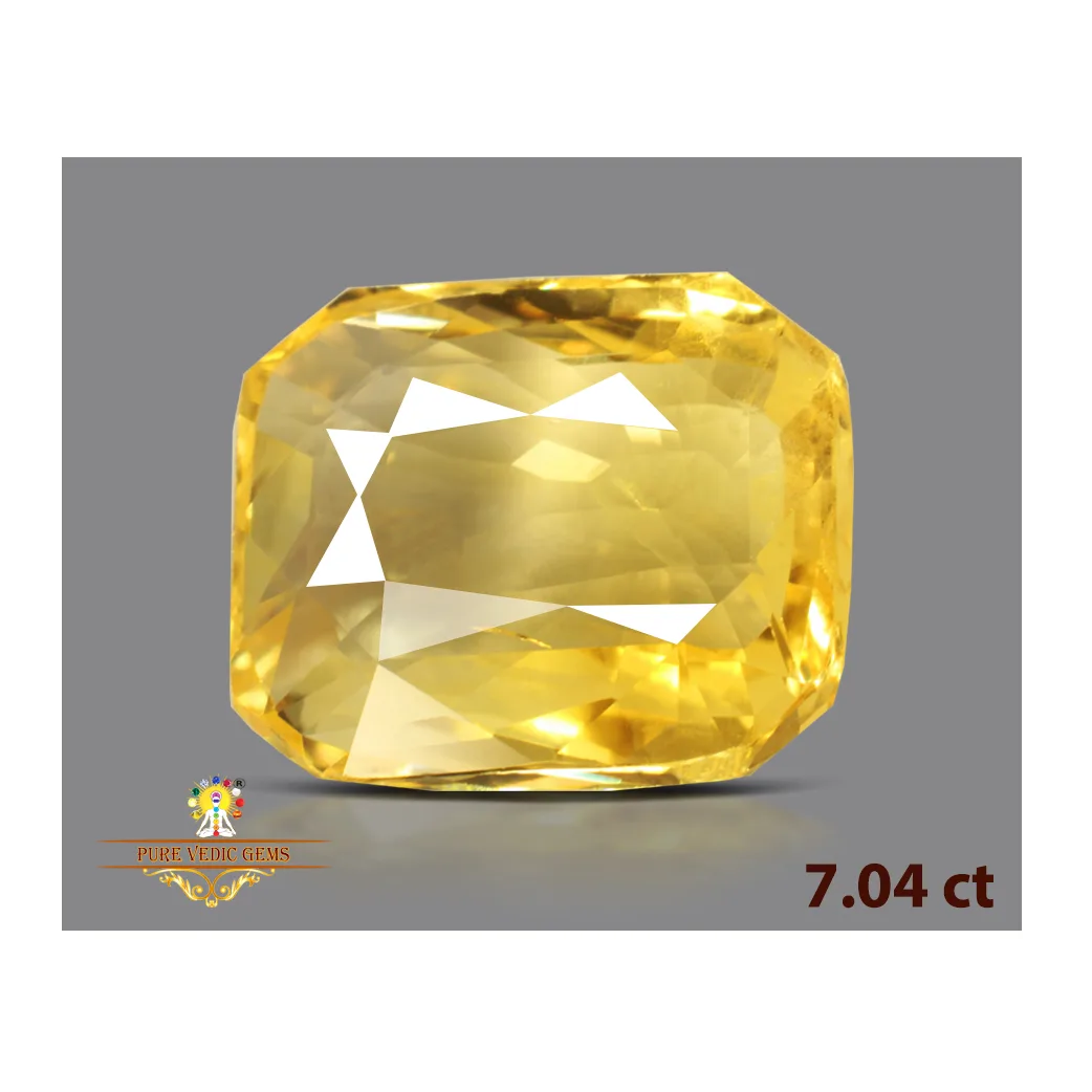 Yellow Sapphire 7.04ct On-Demand — image 1