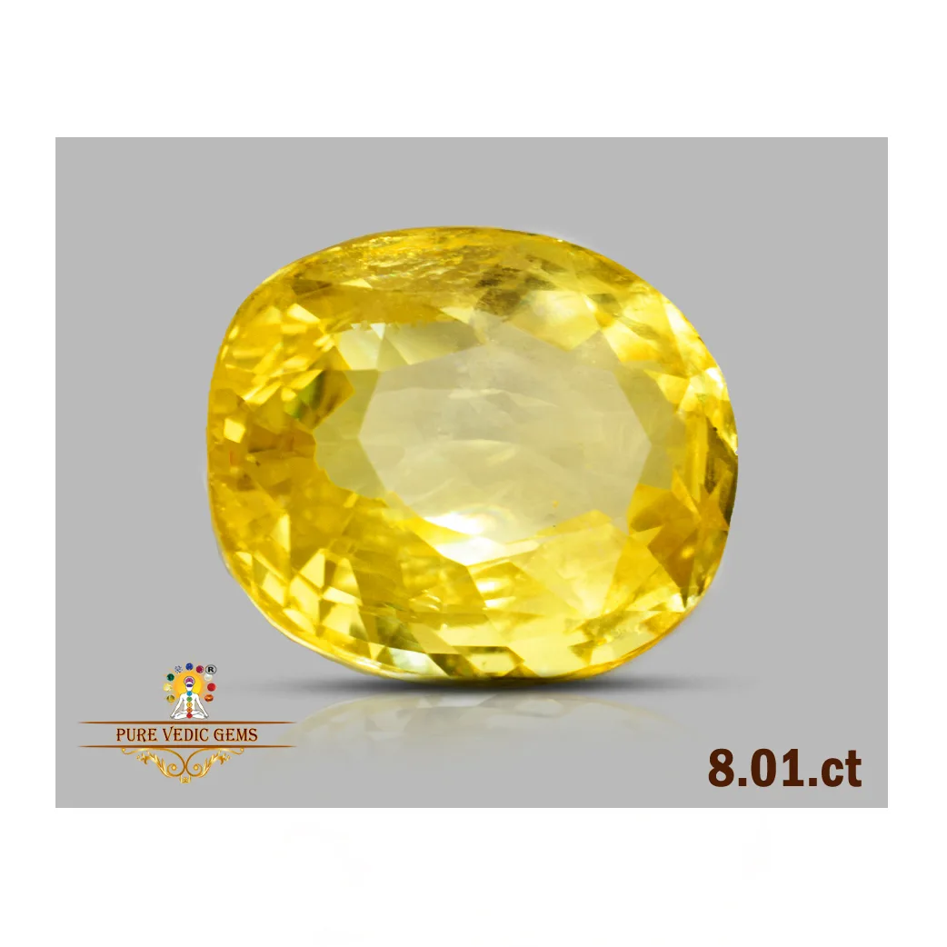 Yellow Sapphire 8.01ct.On-Demand — image 1