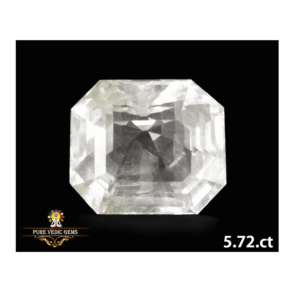 White Sapphire 5.72ct.On-Demand — image 1